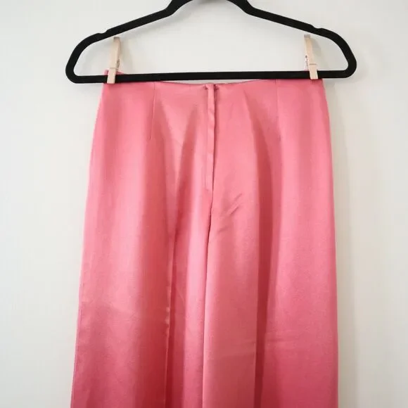 Vintage 1970s Yes From California Satin High Rise Flare Bell Bottom Pants - Picture 9 of 12